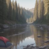 【リバーシューズ】川のぬめりに強い靴 | 滑りにくいおすすめモデル をイメージした 広角の風景、川 の写真