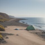 【海釣り】風速による中止判断 | 安全な釣行のための目安 をイメージした 広角の風景 の写真