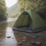 【カワムツ】初心者向けの釣り仕掛け | 川での簡単な釣り方と準備 をイメージした 広角の風景、川 の写真