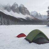 【低体温症】登山の現場で役立つ応急処置 | 体温を戻す回復方法 をイメージした 広角の風景、山 の写真