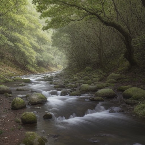 【ヤゴ】採取に最適な時期 | 川で見つけるポイントとコツ をイメージした 広角の風景、川 の写真