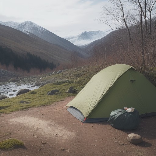 【山菜採取】準備したい基本道具 | 春の山歩きで役立つアイテム集 をイメージした 広角の風景、ハイキング、春 の写真