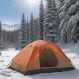 【キャンプバーナー】ガス缶の交換手順 | 安全な取り扱い方と注意点 をイメージした 広角の風景 の写真