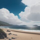 【海上気象予測】釣行前に確認したい波の高さ | 安全な船選びのポイント をイメージした 広角の風景 の写真