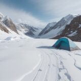 【雪崩】冬山の登山ルート選び | リスクを減らす回避策と注意点 をイメージした 広角の風景、山、冬 の写真