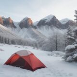 【春山登り】服装選びのポイント | 気温の変化に合わせた重ね着の方法 をイメージした 広角の風景、山、春 の写真