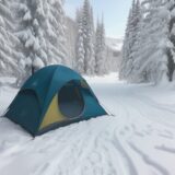 【スキーウェア】正しい洗濯方法 | 汚れを落とすコツと注意点 をイメージした 広角の風景 の写真