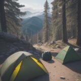 【登山装備】荷物を減らす持ち物リスト | 山行を軽くするための選び方 をイメージした 広角の風景、ハイキング の写真