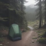 【登山バッグ】防水機能を持つおすすめモデル | 雨の日でも安心な選び方 をイメージした 広角の風景、ハイキング の写真