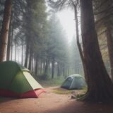 【キャンプ】刃物の扱い方 | 怪我を防ぐための道具選びと注意点 をイメージした 広角の風景 の写真