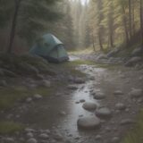 【ウェーダー】防水シューズの選び方 | 川釣りの足元対策 をイメージした 広角の風景、川 の写真