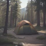 【ヒグマ対策】登山の安全を守る準備 | 出会わないための回避方法 をイメージした 広角の風景、ハイキング の写真