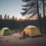 【キャンプバーナー】火力の低下を防ぐ詰まり解消 | 手入れの方法と手順 をイメージした 広角の風景 の写真