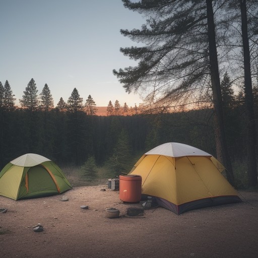 【キャンプバーナー】火力の低下を防ぐ詰まり解消 | 手入れの方法と手順 をイメージした 広角の風景 の写真