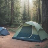 【キャンプ装備】失敗しない買い足し方 | 初心者が揃えるべき道具の選び方 をイメージした 広角の風景 の写真