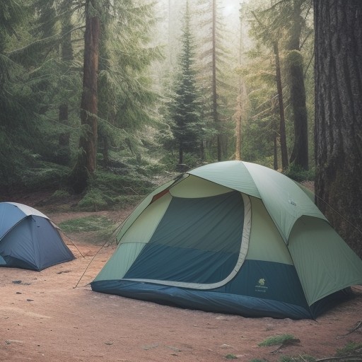 【キャンプ装備】失敗しない買い足し方 | 初心者が揃えるべき道具の選び方 をイメージした 広角の風景 の写真