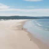【潮位】海の安全な歩き方 | 水温とタイミングの確認方法 をイメージした 広角の風景 の写真