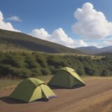 【ヤマウド】見分け方のポイント | 採取できる時期と注意点 をイメージした 広角の風景 の写真