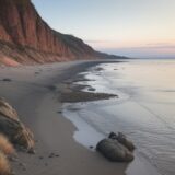 【メバル】夜釣りのポイント | 潮の流れと仕掛けの選び方 をイメージした 広角の風景 の写真