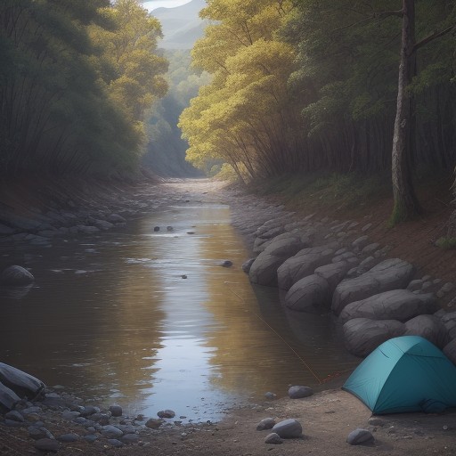 【川の増水】濁りの予測方法 | 安全に釣りをするための判断基準 をイメージした 広角の風景、川 の写真
