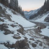 【登山】足首の固定方法 | 怪我を防ぐサポーターと靴紐の結び方 をイメージした 広角の風景、山 の写真