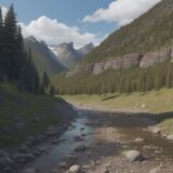 【渓流釣り】ラインの選び方 | 川の状況に合わせた使い分け をイメージした 広角の風景、山、川 の写真