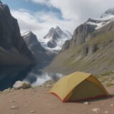 【登山用ハードシェル】洗濯と撥水ケア | 長く使うための手入れ方法 をイメージした 広角の風景、山 の写真