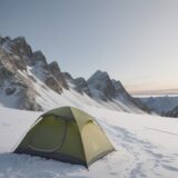 【登山用テント】ポールの交換方法 | 故障時の修理手順とコツ をイメージした 広角の風景、山 の写真