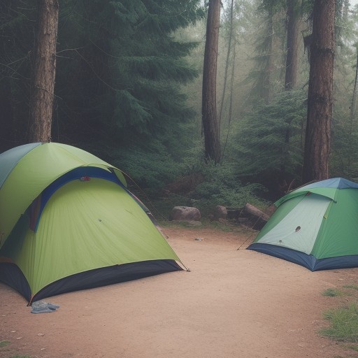 【キャンプ料理】食中毒を防ぐ食材管理 | 保存方法と注意点 をイメージした 広角の風景 の写真