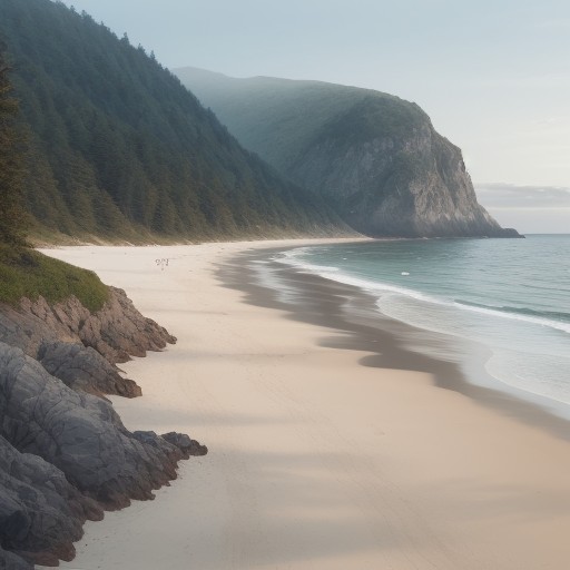 【離岸流】海で流された時の逃げ方 | 体力を温存して岸に戻る方法 をイメージした 広角の風景 の写真