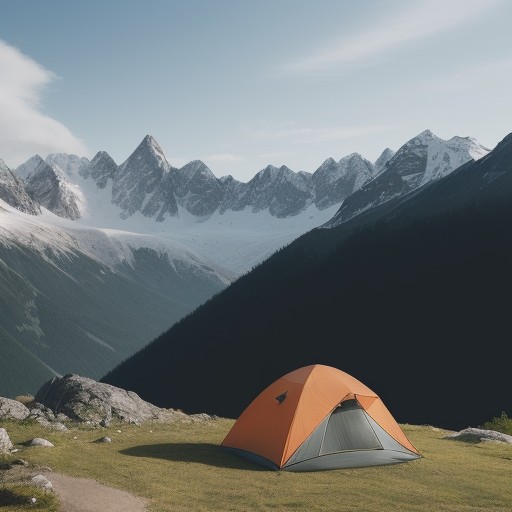 【夏山】おすすめの登山ルート | 北アルプスの山域を歩く をイメージした 広角の風景、山、夏、ハイキング の写真