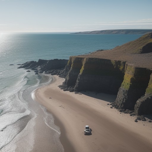 【波高予想】釣行日の海の状態を確認 | 安全に釣るための判断基準 をイメージした 広角の風景 の写真