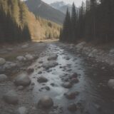 【渓流ロッド】初心者向けの選び方 | 川の状況に合わせた一本を探す をイメージした 広角の風景、山、川 の写真