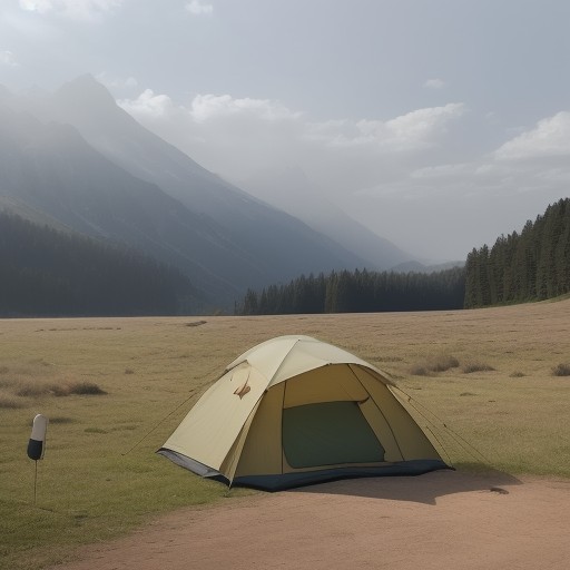 【キャンプ】設営の手順とコツ | 初心者が迷わないテントの立て方 をイメージした自然風景の写真