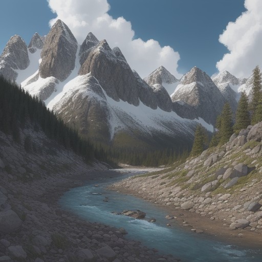 【稜線】歩くルートと注意点 | 渓流での釣りポイント攻略法 をイメージした 稜線、山 の写真