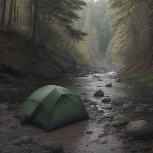 【川の増水】安全に釣るタイミング | 雨上がりの水位を確認する方法 をイメージした 川 の写真
