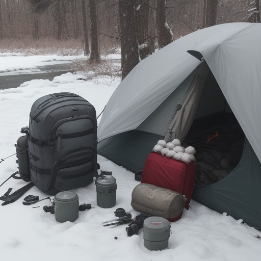 【川釣り用バーナー】選び方のポイント | 持ち運びに便利な小型モデルを紹介 をイメージした 冬、川 の写真