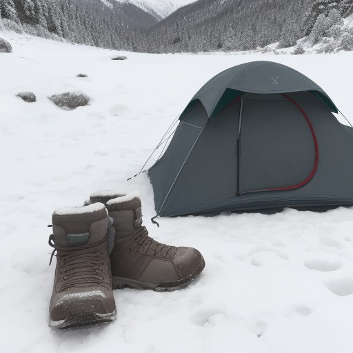 【登山ソックス】厚手の靴下で足を守る | 冬山歩きの装備選び をイメージした 冬、雪景色、山、冬、ハイキング の写真