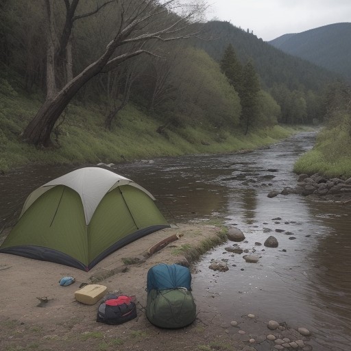 【川】降雨後の増水状況 | 安全な釣りポイントの選び方 をイメージした 川、川 の写真