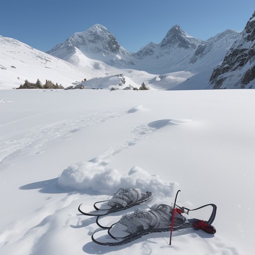 【スノーシュー】おすすめブランドの選び方 | 雪山歩きの道具選び をイメージした 雪景色、冬、雪景色、山、雪景色、山 の写真