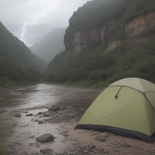 【ゲリラ豪雨】川での釣りにおける撤退基準 | 安全な判断の目安 をイメージした 川、川 の写真