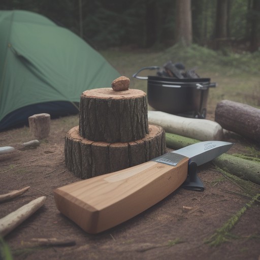 【ブッシュクラフトナイフ】おすすめの選び方 | 道具で変わるキャンプの体験 をイメージした自然風景の写真