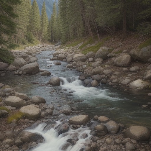 【渓流釣り】流れ読みのコツ | ポイントの見極め方と釣り方 をイメージした 山 の写真