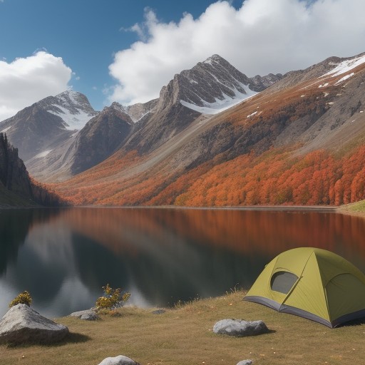 【ゼリコ】観察ポイントを巡る | 山の中にある湖での体験記 をイメージした 春、秋、秋、湖、松林 の写真