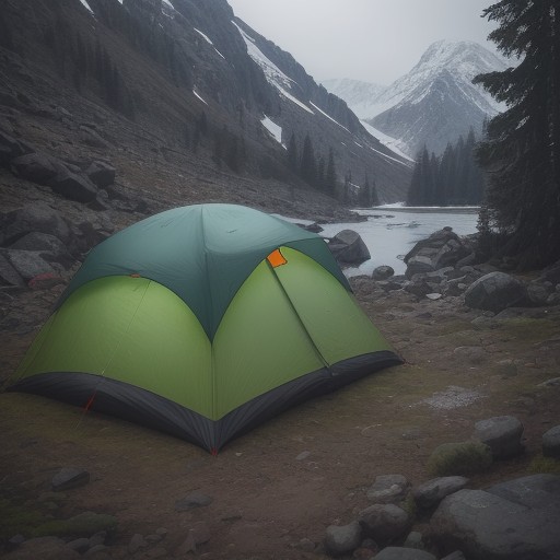 【ヘッドランプ】防水モデルの選び方 | 雨の日の登山で使う注意点 をイメージした 山 の写真