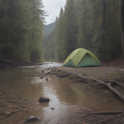 【川の増水】安全に釣りができるまでの回復期間 | 状況の見極め方 をイメージした 川 の写真