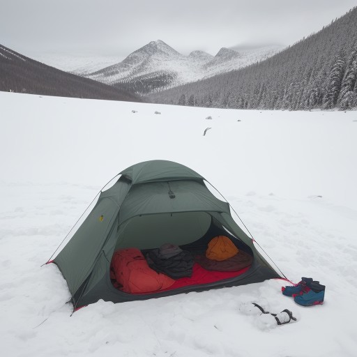 【低体温症】冬山の装備で防ぐ | 体温を維持する服装と対策 をイメージした 冬、雪景色、山、冬、山 の写真