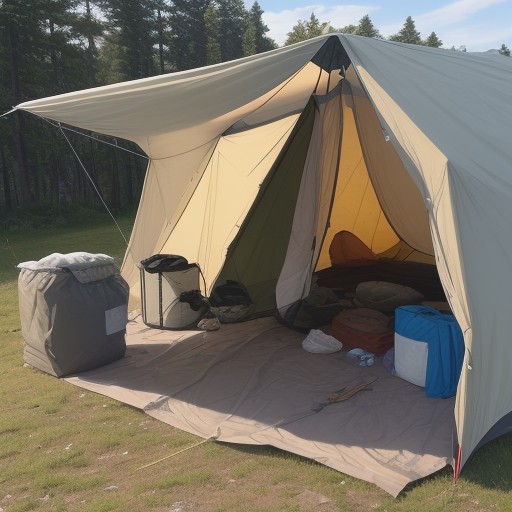 【キャンプ】撤収の手順とコツ | 片付けをスムーズにする方法 をイメージした自然風景の写真