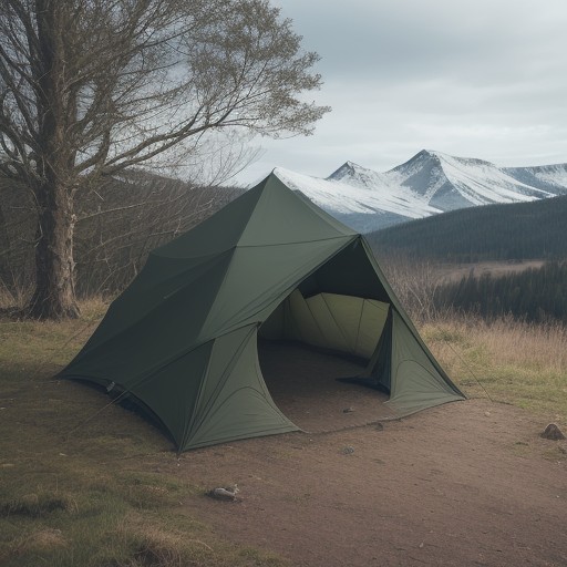 【ブッシュクラフト】タープの張り方を解説 | 自然の中で設営するコツ をイメージした自然風景の写真