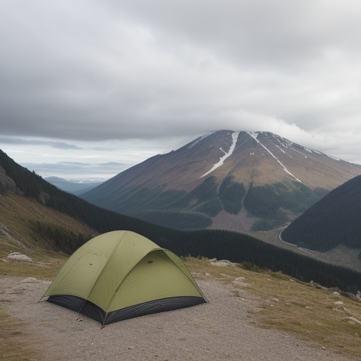 【登山】空の雲で見分ける天気の変化 | 山行中の判断基準 をイメージした 山 の写真
